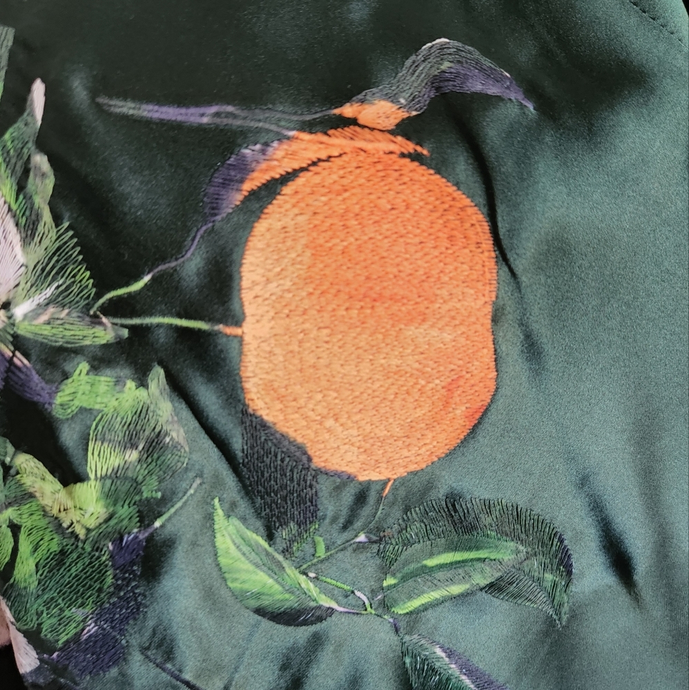 Alice Archer Green Silk Kimono - Picture 5 of 16